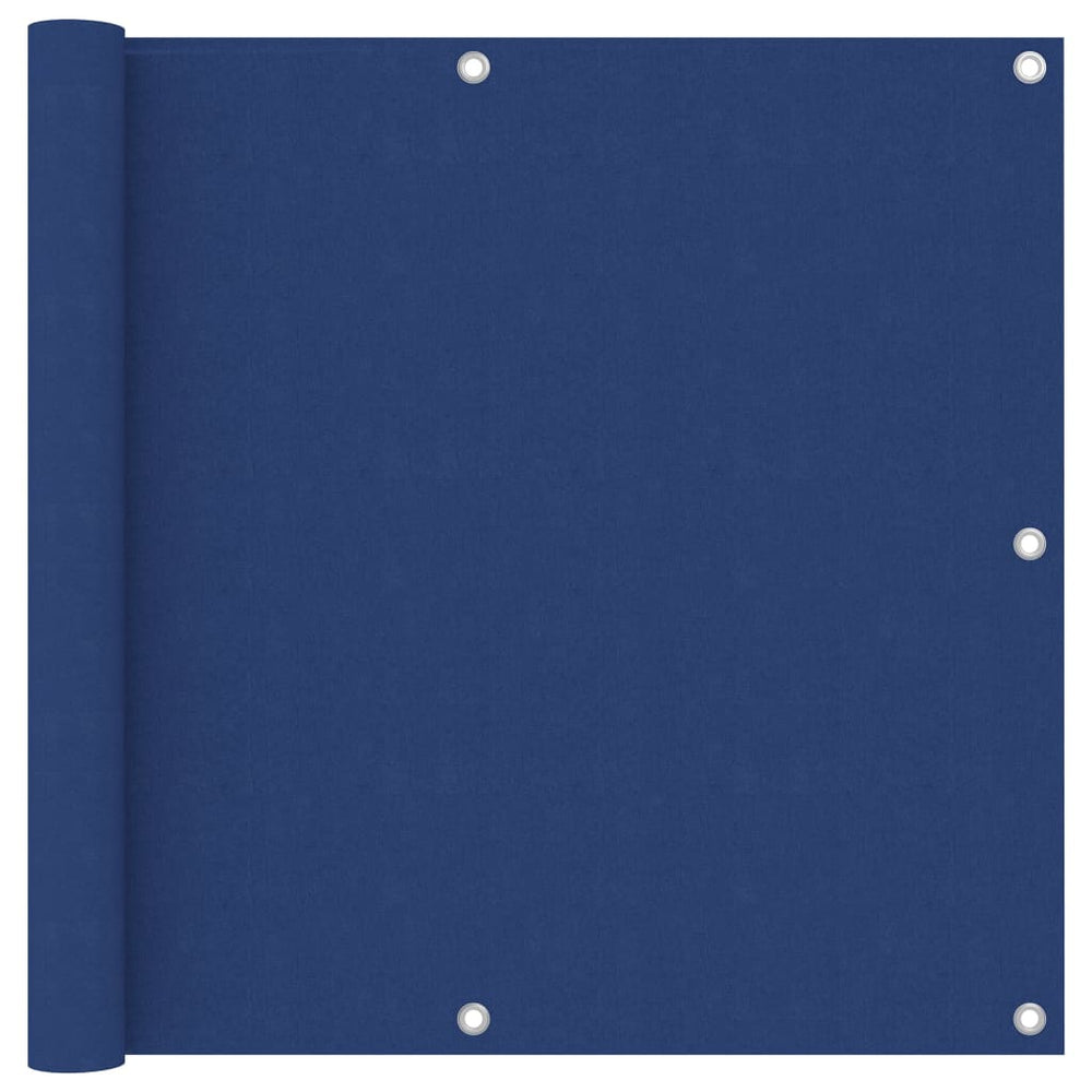 Balcony privacy screen, blue, 90x600cm, Oxford fabric