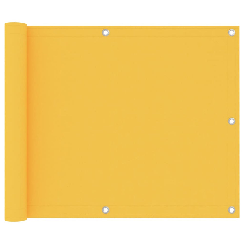 Balcony partition, yellow, 75x600cm, oxford fabric