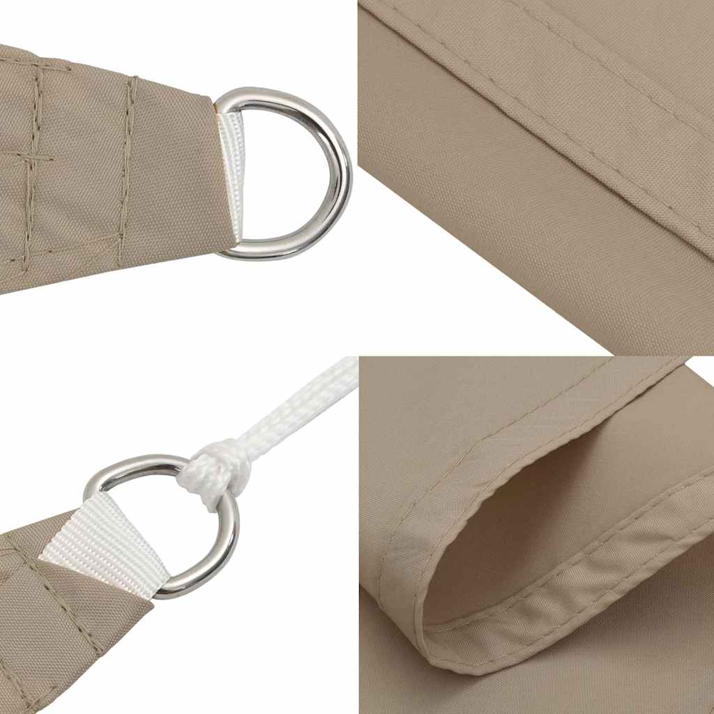Uždanga nuo saulės, taupe, 3,6x3,6m, oksfordo audinys