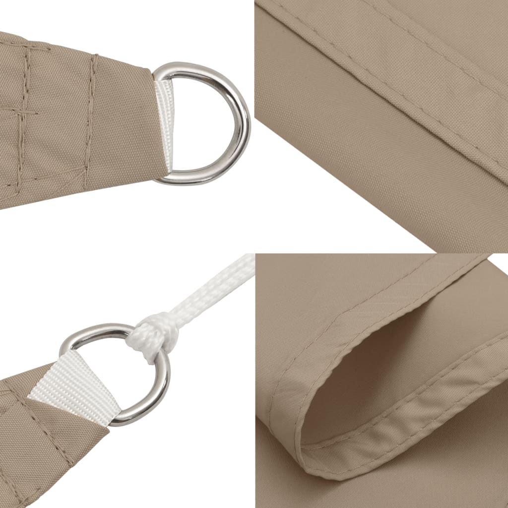 Uždanga nuo saulės, taupe, 5x5x6m, oksfordo audinys