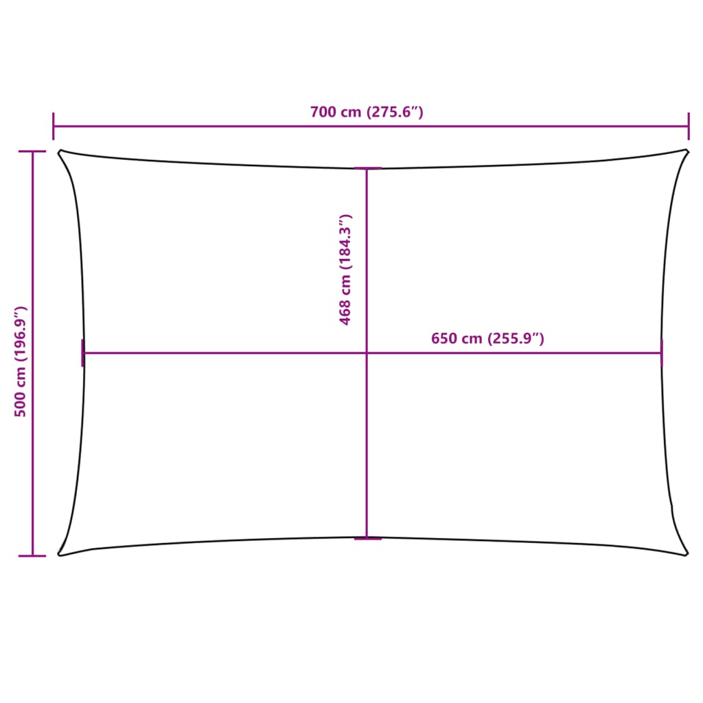 Uždanga nuo saulės, tamsiai žalia, 5x7m, oksfordo audinys