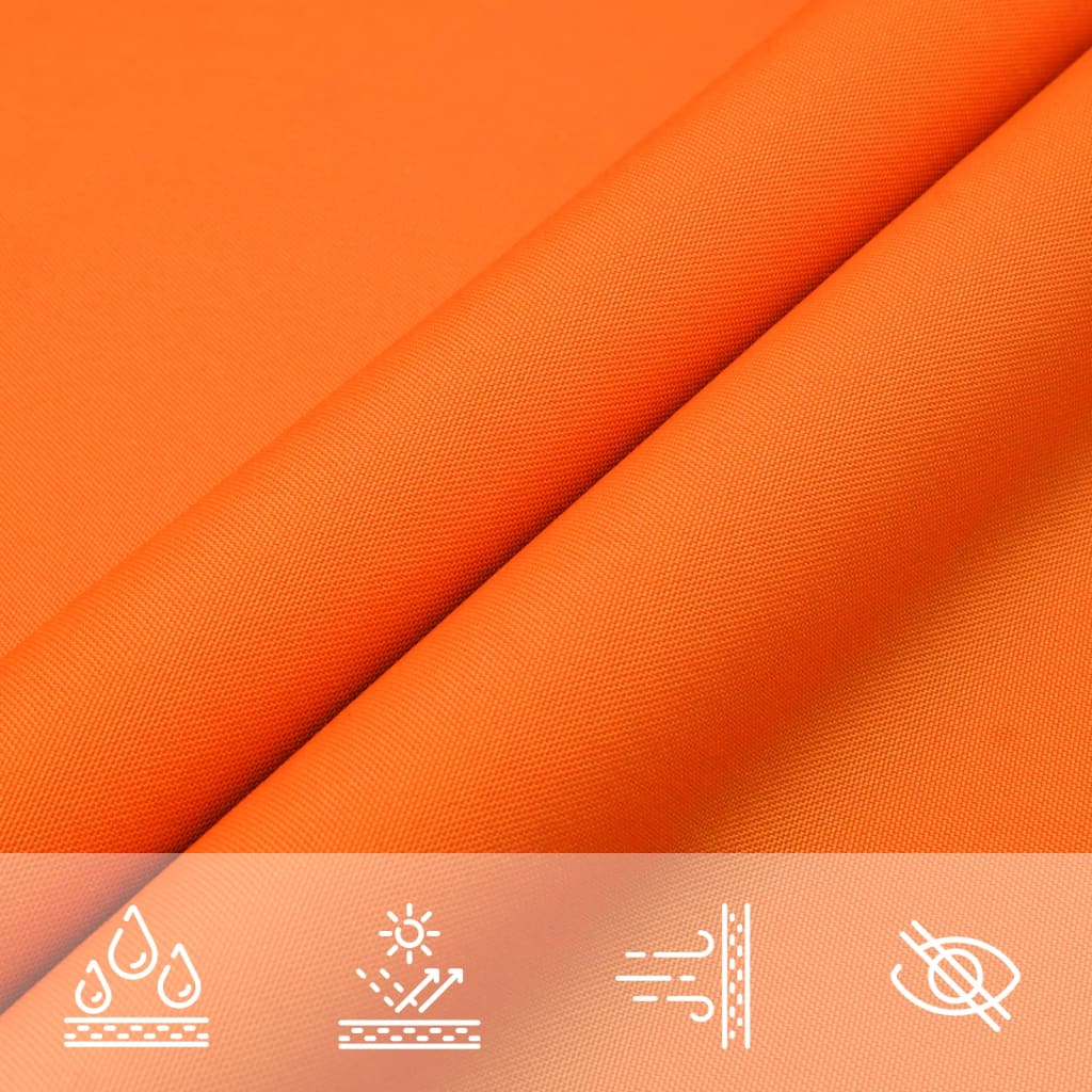 Sun shade sail, orange, 3x6m, oxford fabric, rectangular