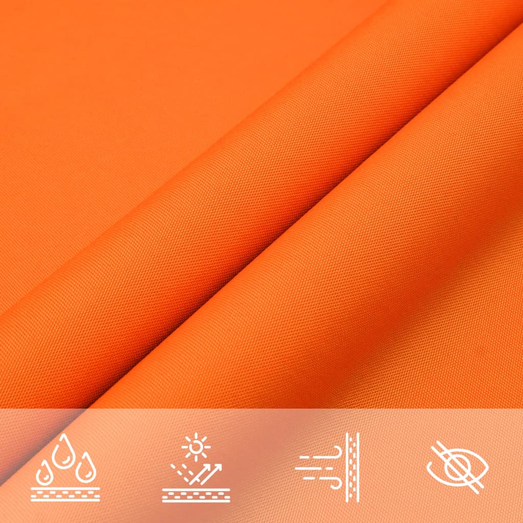 Saules aizsegs, oranžs, 3,5x3,5x4,9m, Oksfordas audums