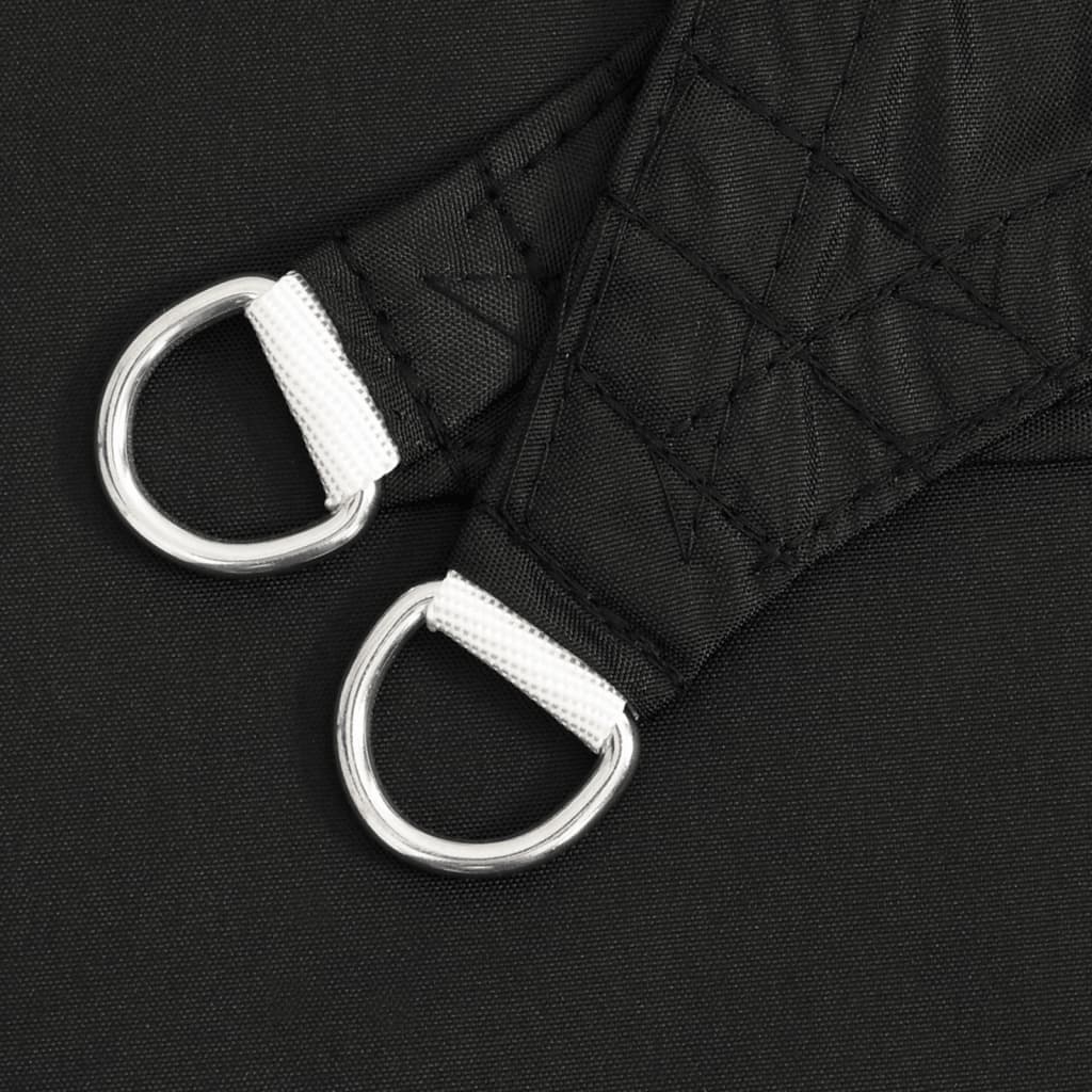 Uždanga nuo saulės, juoda, 4x4x5m, oksfordo audinys, trikampė