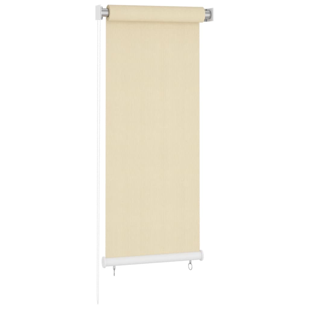 Lauko roletas, kreminės spalvos, 60x140cm, HDPE