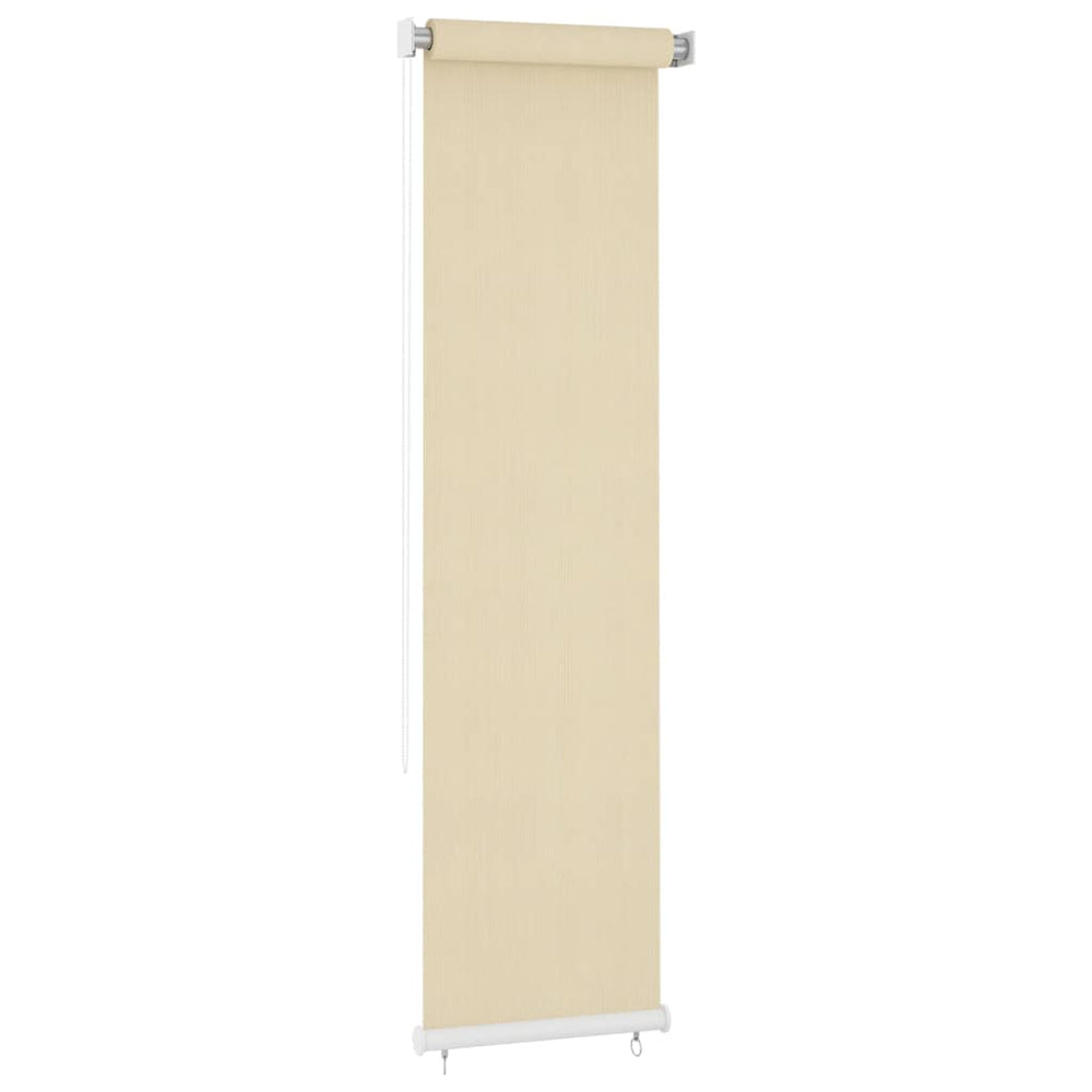 Lauko roletas, kreminės spalvos, 60x230cm, HDPE