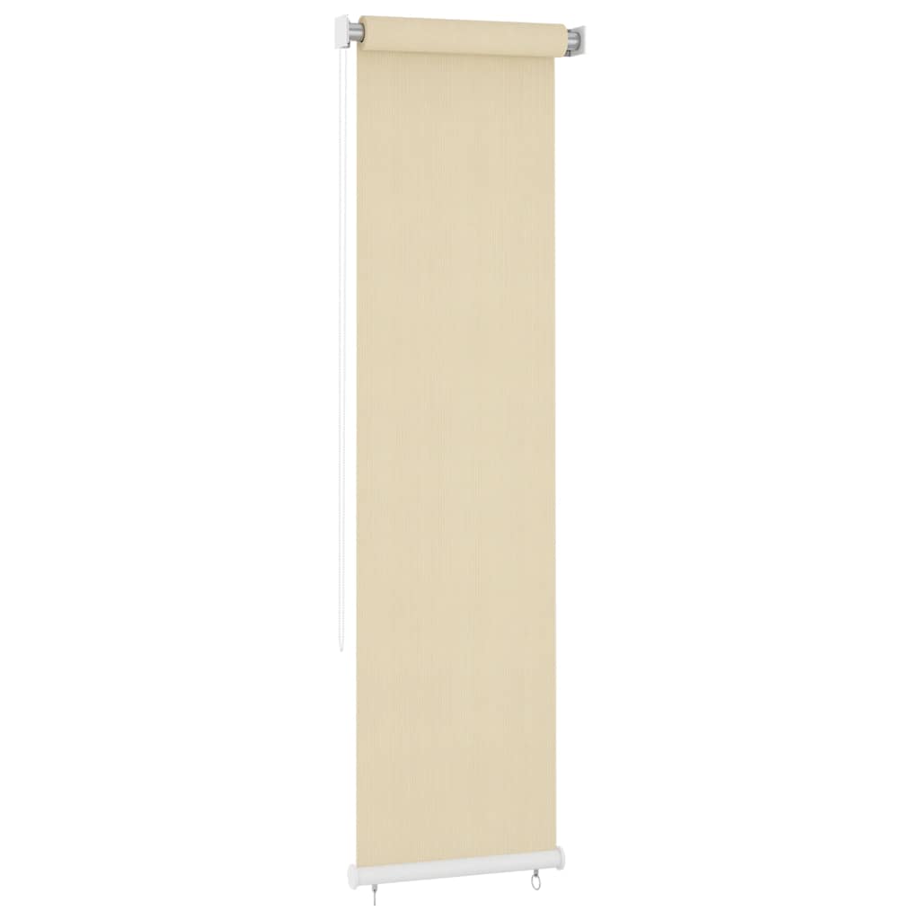 Lauko roletas, kreminės spalvos, 60x230cm, HDPE