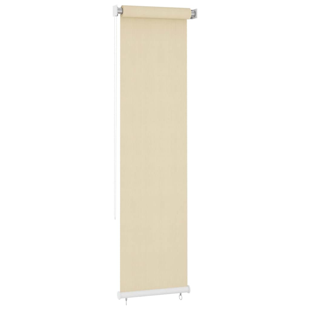 Lauko roletas, kreminės spalvos, 60x230cm, HDPE