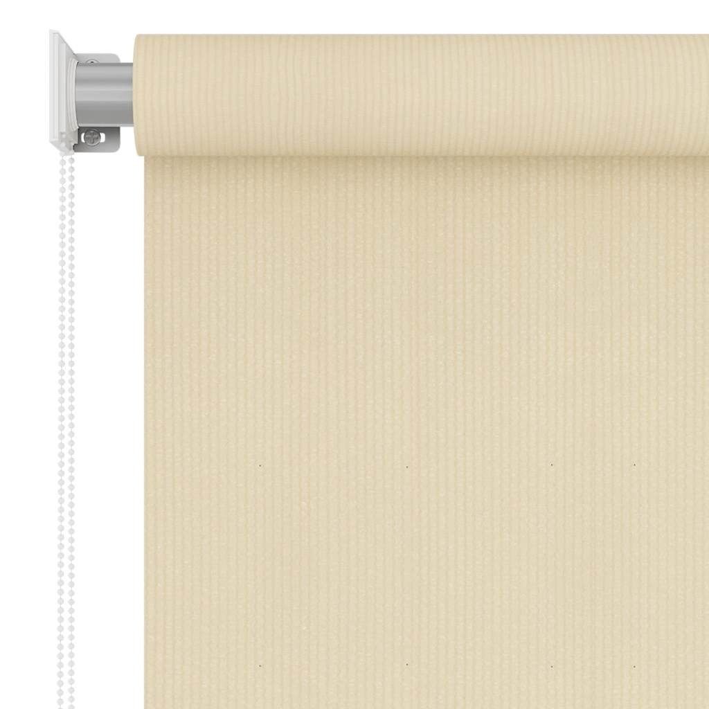 Lauko roletas, kreminės spalvos, 60x230cm, HDPE