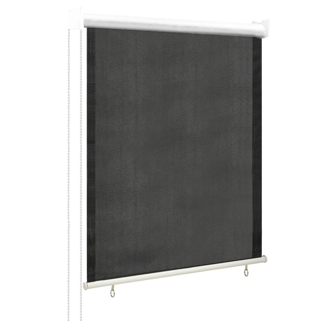 Outdoor roller blind, anthracite, 60x140cm
