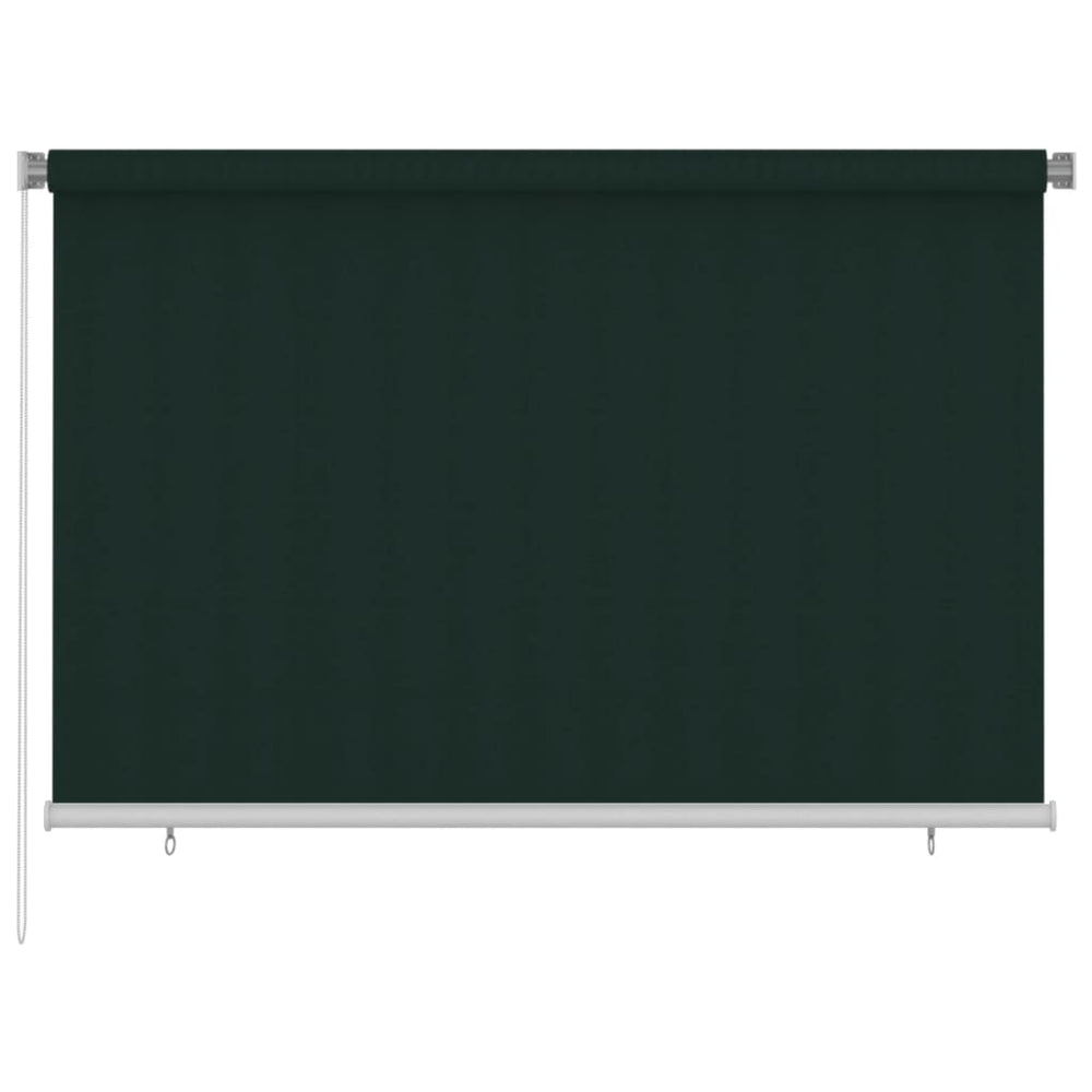 Lauko roletas, tamsiai žalios spalvos, 220x140cm, HDPE