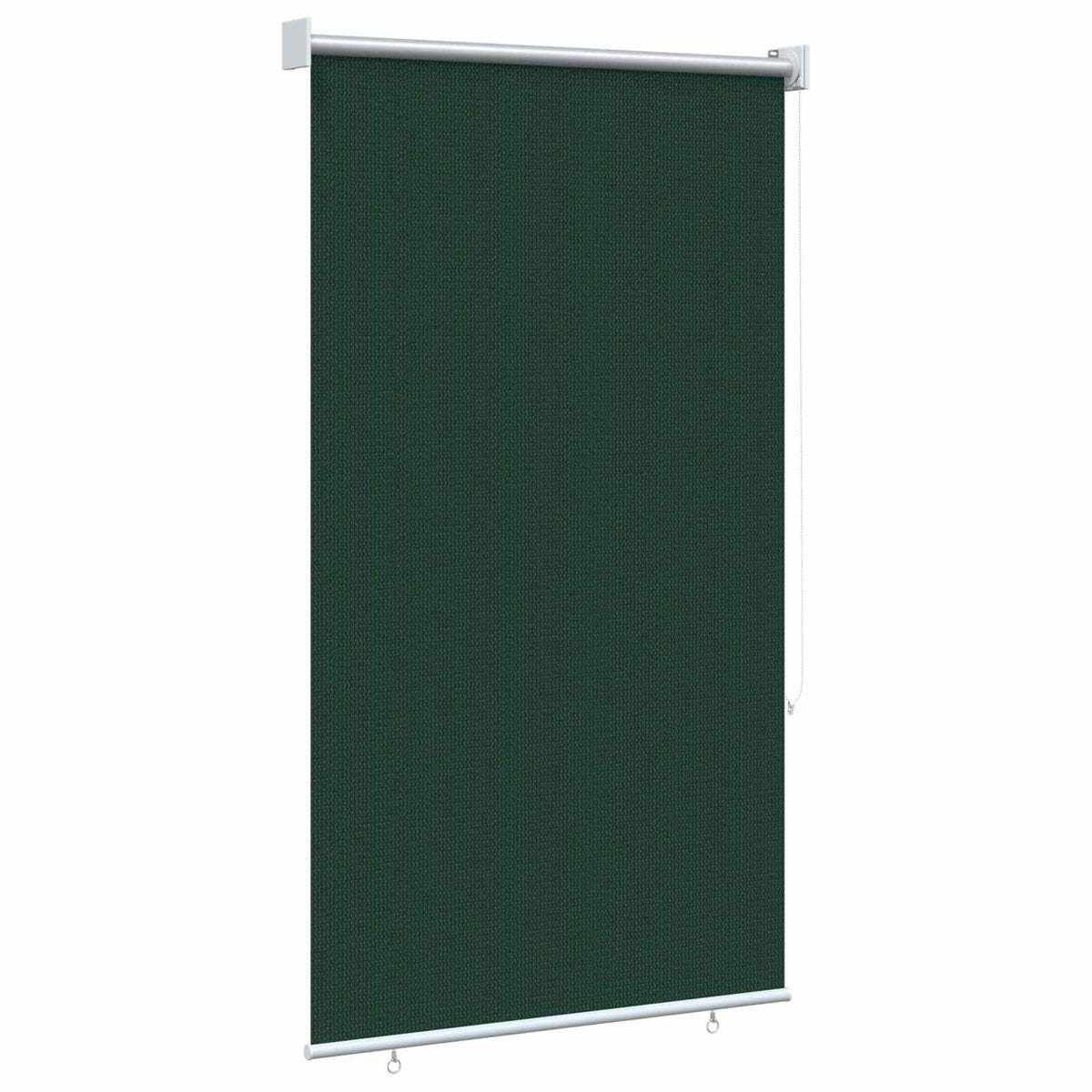 Lauko roletas, 105 (plotis) x 230 (aukštis) cm, tamsiai žalios spalvos, HDPE
