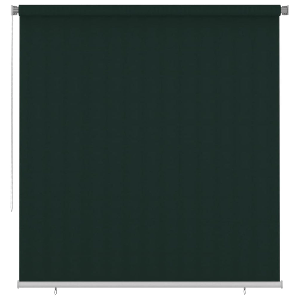 Lauko roletas, tamsiai žalios spalvos, 220x230cm, HDPE