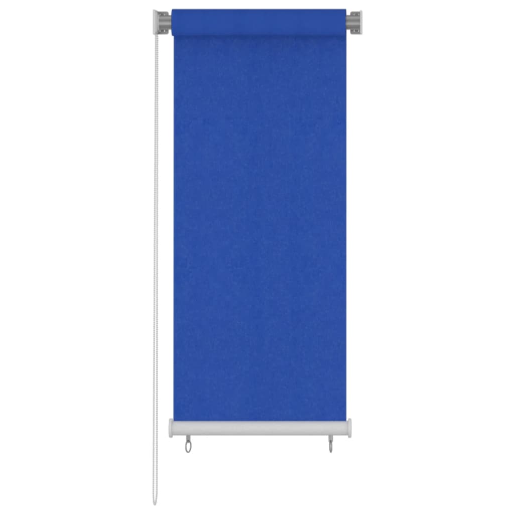Lauko roletas, 65 (plotis) x 140 (aukštis) cm, mėlynos spalvos, HDPE