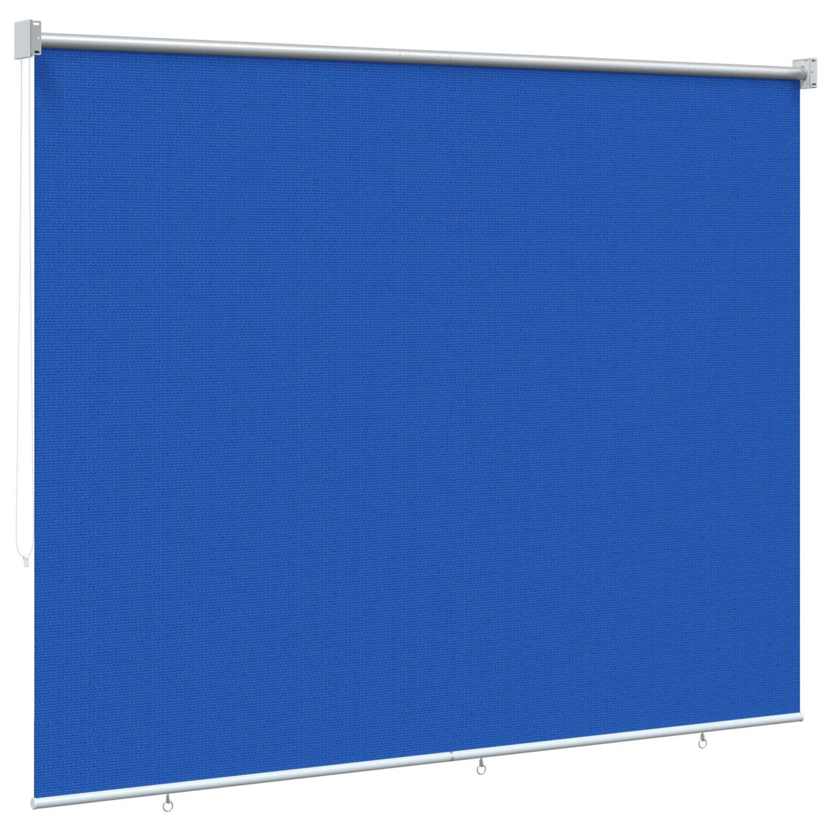 Lauko roletas, 185 (plotis) x 140 (aukštis) cm, mėlynos spalvos, HDPE