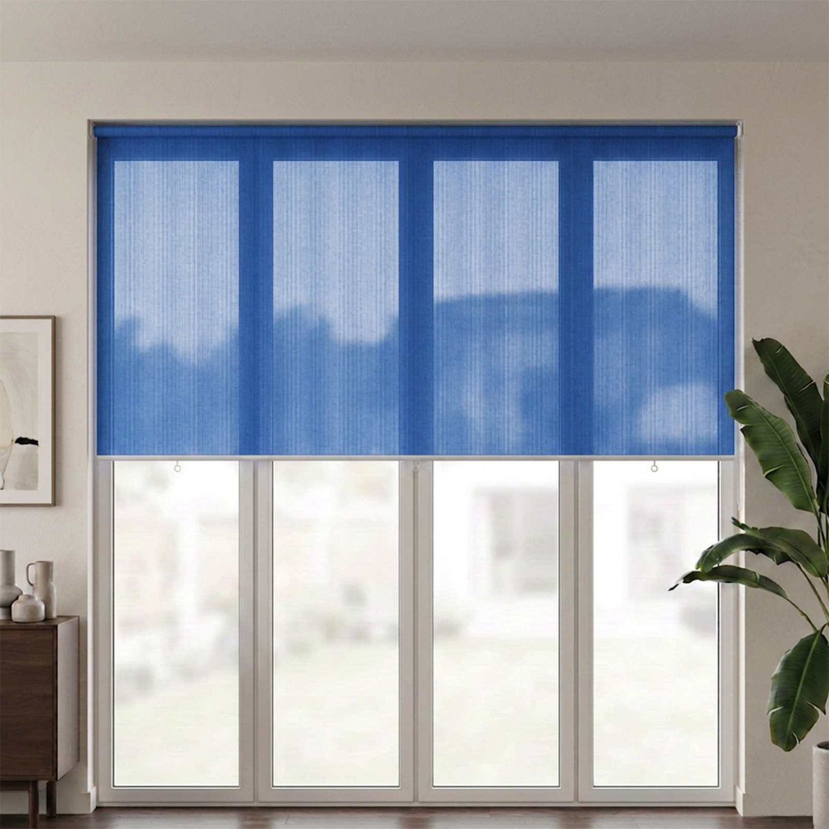 Lauko roletas, mėlynos spalvos, 400x230cm, HDPE
