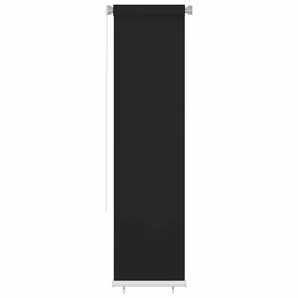 Lauko roletas, 65 (plotis) x 230 (aukštis) cm, juodos spalvos, HDPE