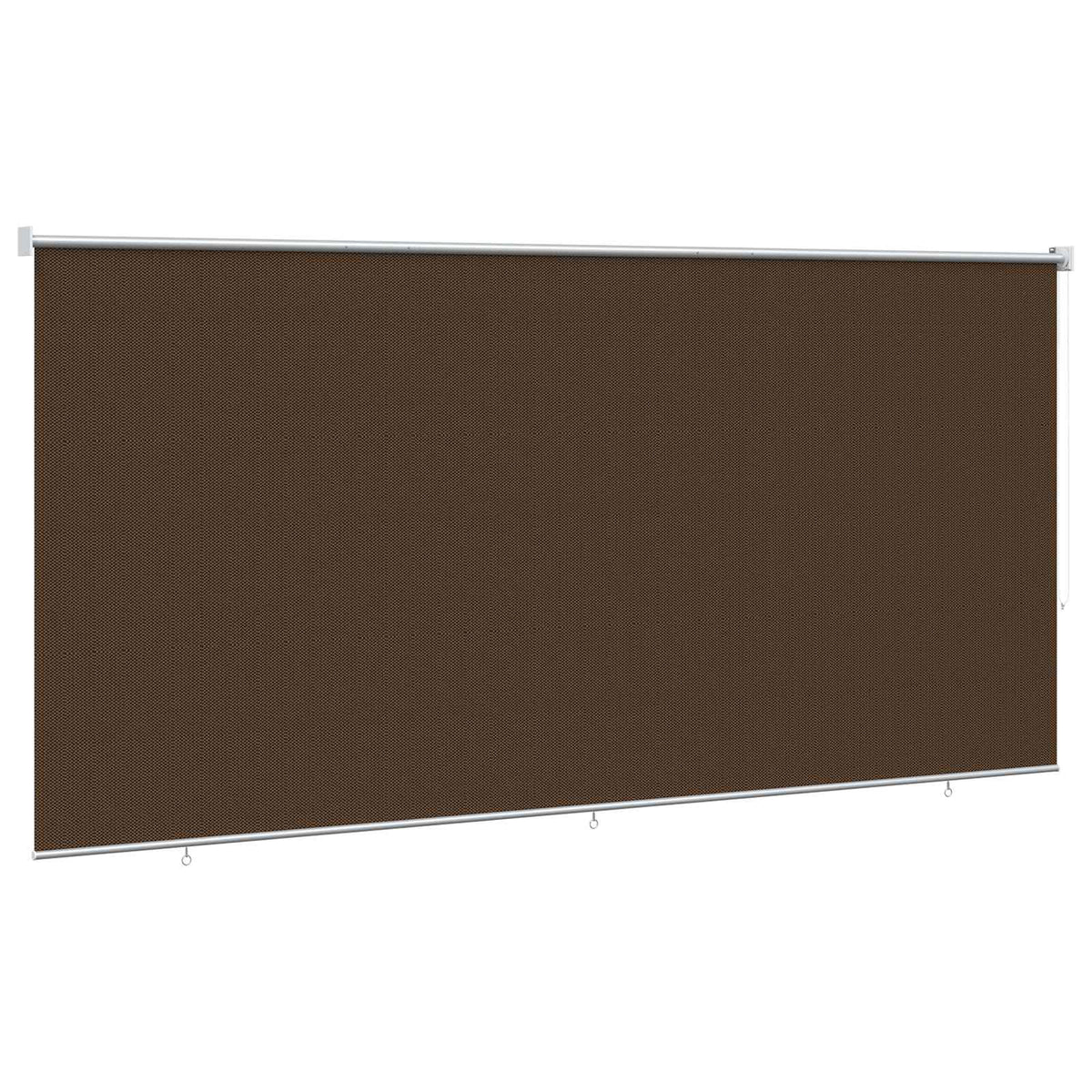 Lauko roletas, 245 (plotis) x 140 (aukštis) cm, rudos spalvos, HDPE