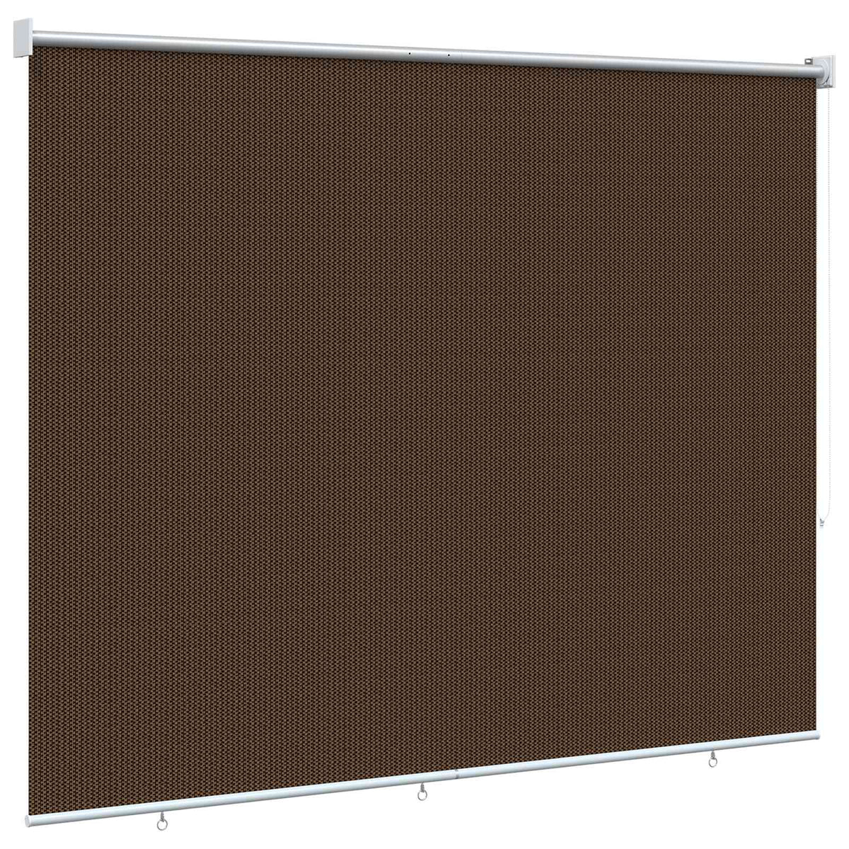Lauko roletas, 165 (plotis) x 230 (aukštis) cm, rudos spalvos, HDPE