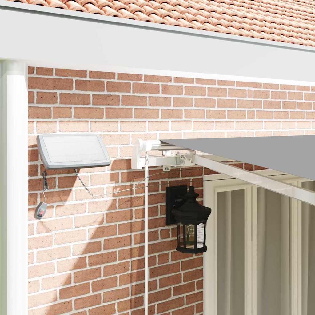 Nojume ar manuālu vadību Balta 6 x 3 m metāls