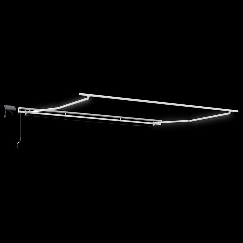 Pavėsinė su Balta 4,5 × 3,5 m metalas