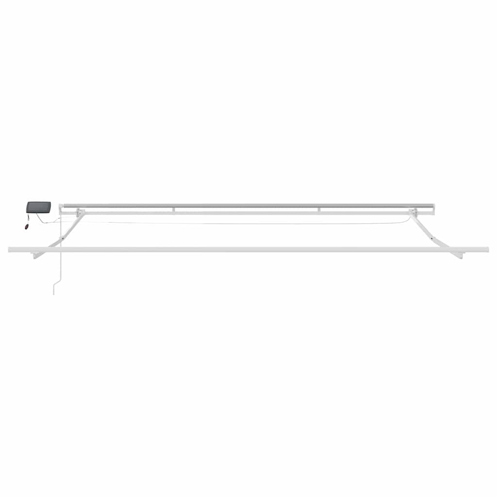 Pavėsinė su Balta 4,5 × 3,5 m metalas