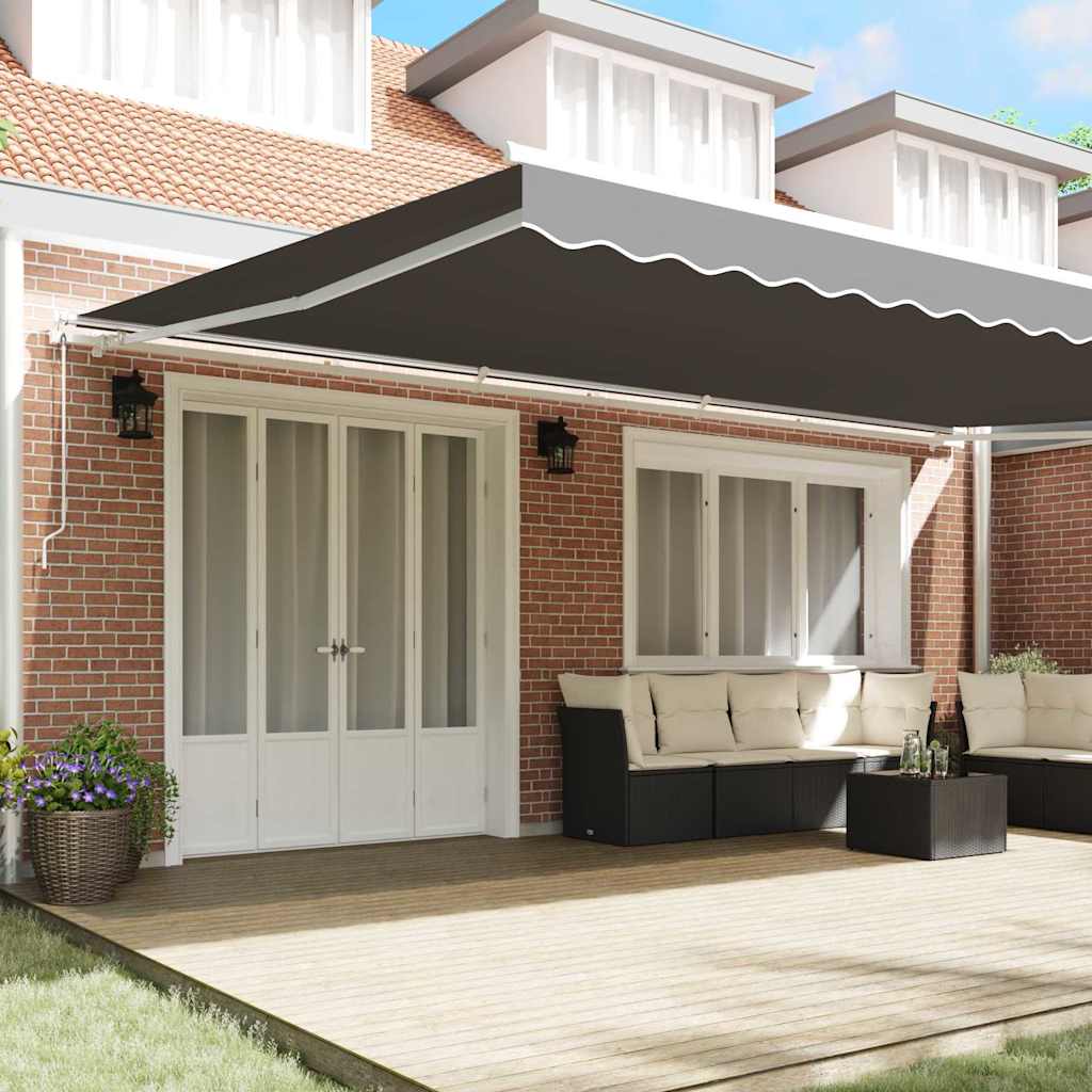 Markizės rėmas Balta 600 × 350 cm Aliuminis