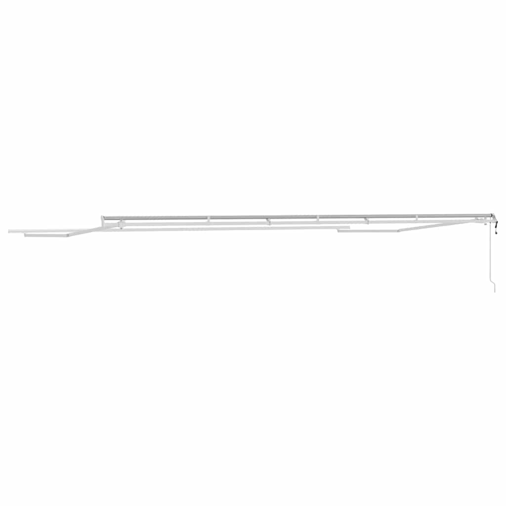 Markizės rėmas Balta 600 × 350 cm Aliuminis