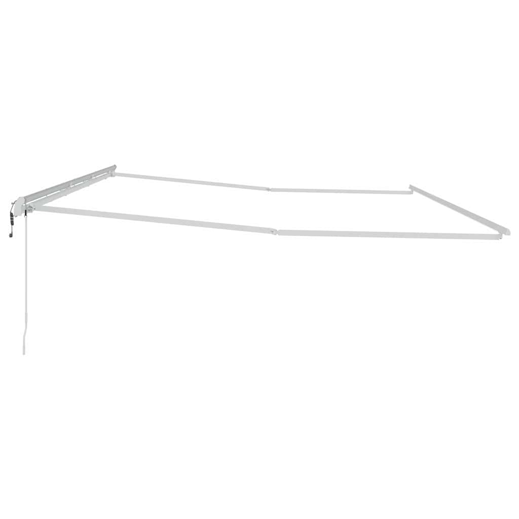 Markizės rėmas Balta 600 × 350 cm Aliuminis