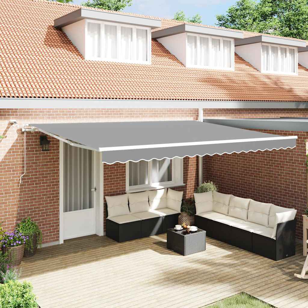 Markizės rėmas Balta 450 × 300 cm Aliuminis