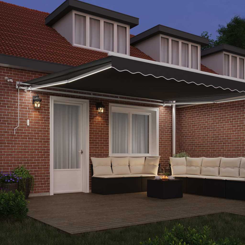 Markizės rėmas Balta 500 × 350 cm Aliuminis