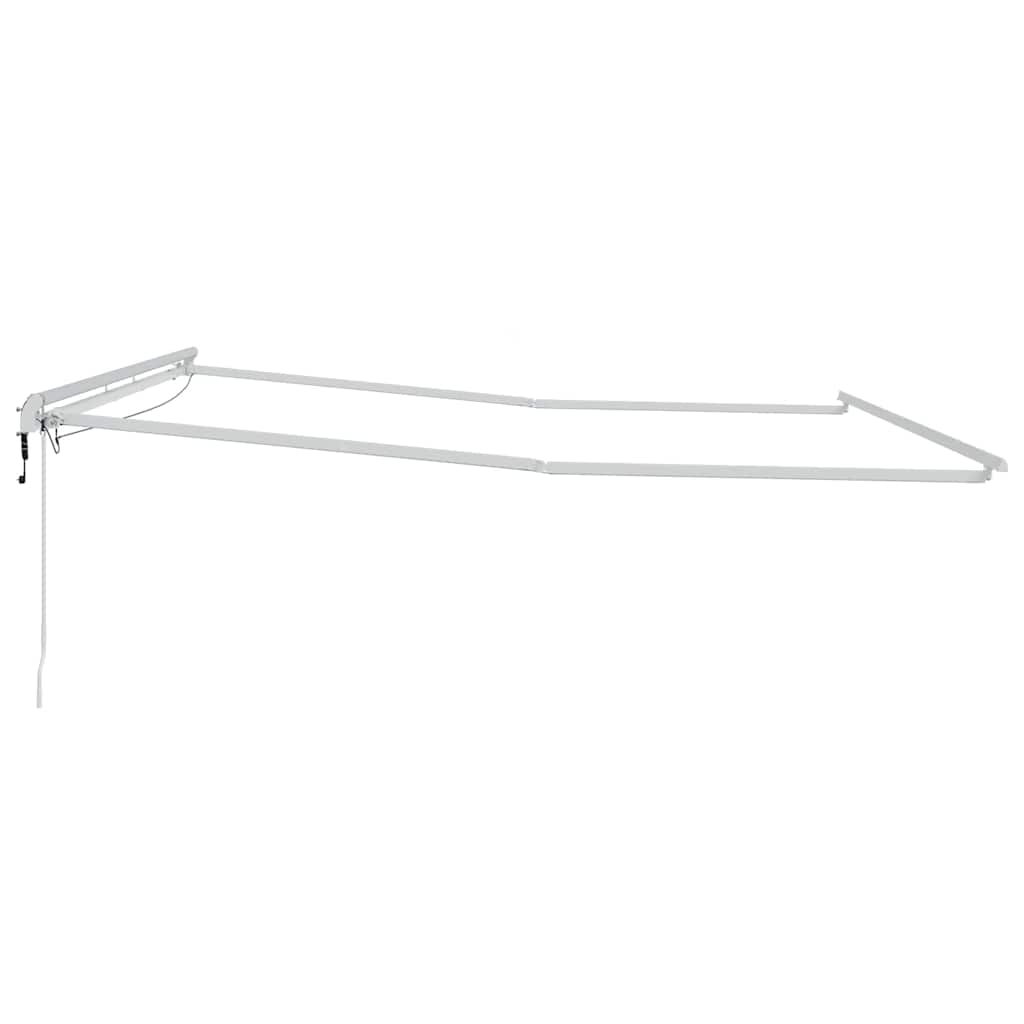 Markizės rėmas Balta 500 × 350 cm Aliuminis