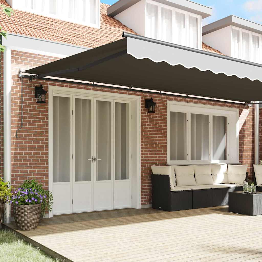 Markizės rėmas Antracitas 600 × 350 cm Aliuminis