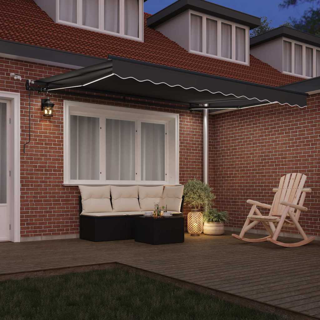 Markizės rėmas Antracitas 350 x 250 cm Aliuminis