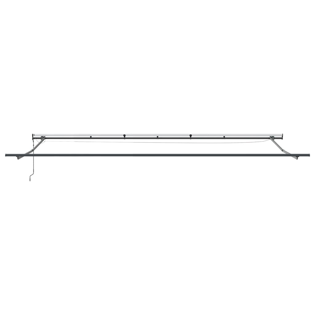 Pavėsinė su rankiniu būdu Antracitas 6 × 3,5 m metalas
