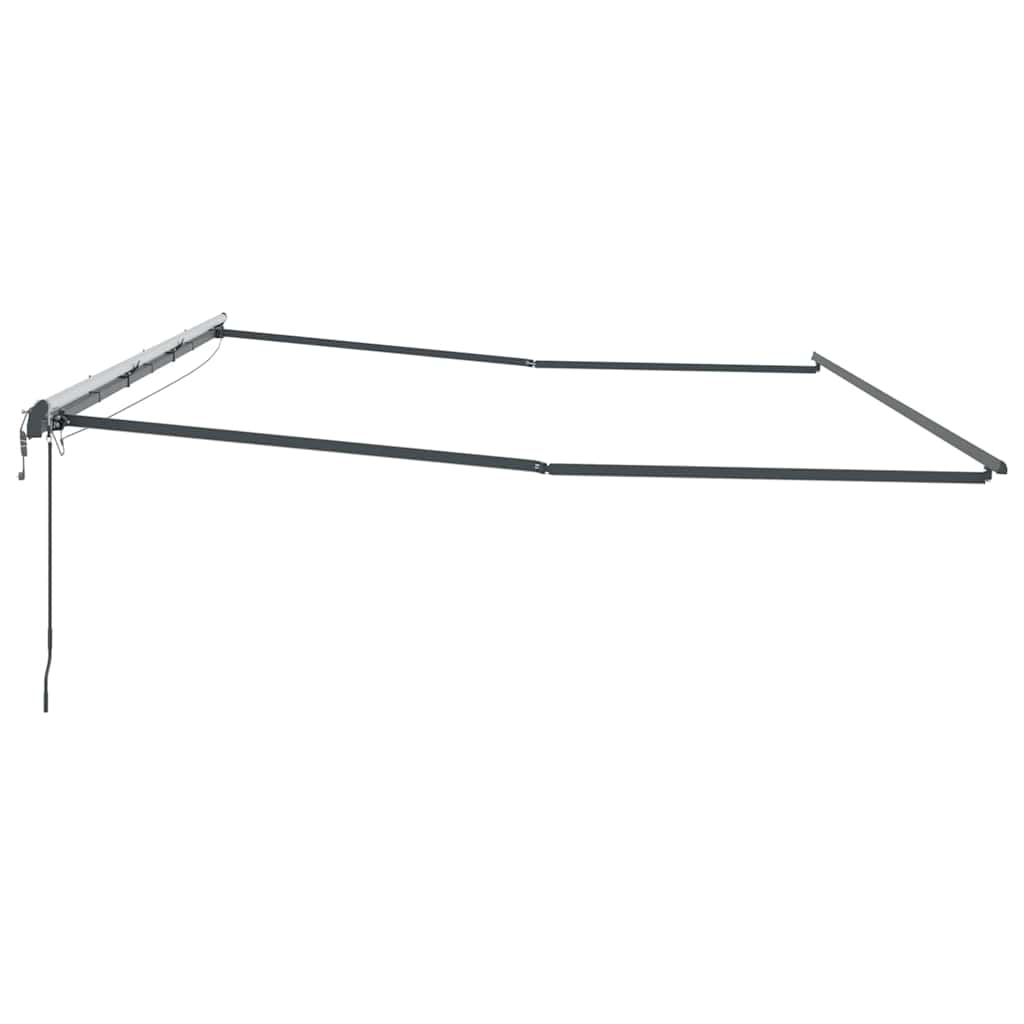 Pavėsinė su rankiniu būdu Antracitas 6 × 3,5 m metalas