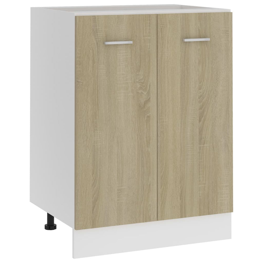 Base cabinet, "Lyon", Sonoma oak, 60x46x81.5cm