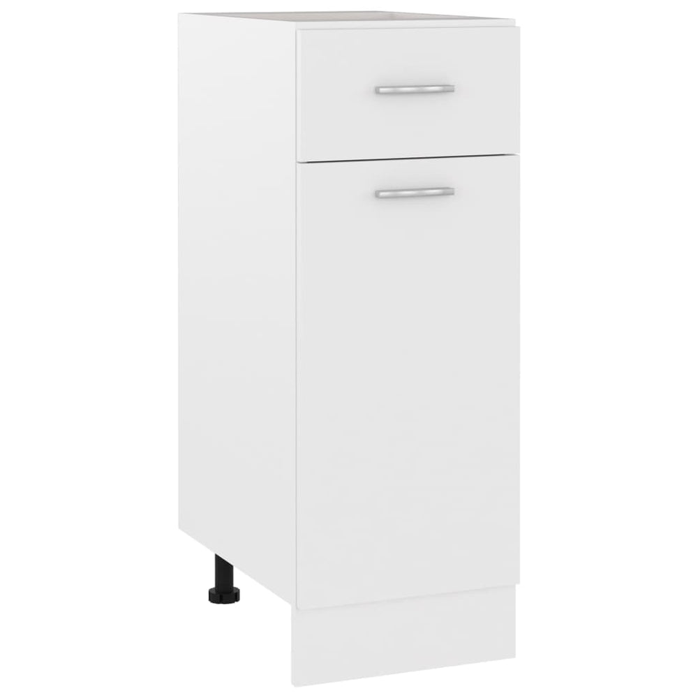 Base cabinet with drawer, "Lyon", white, 30x46x81.5cm