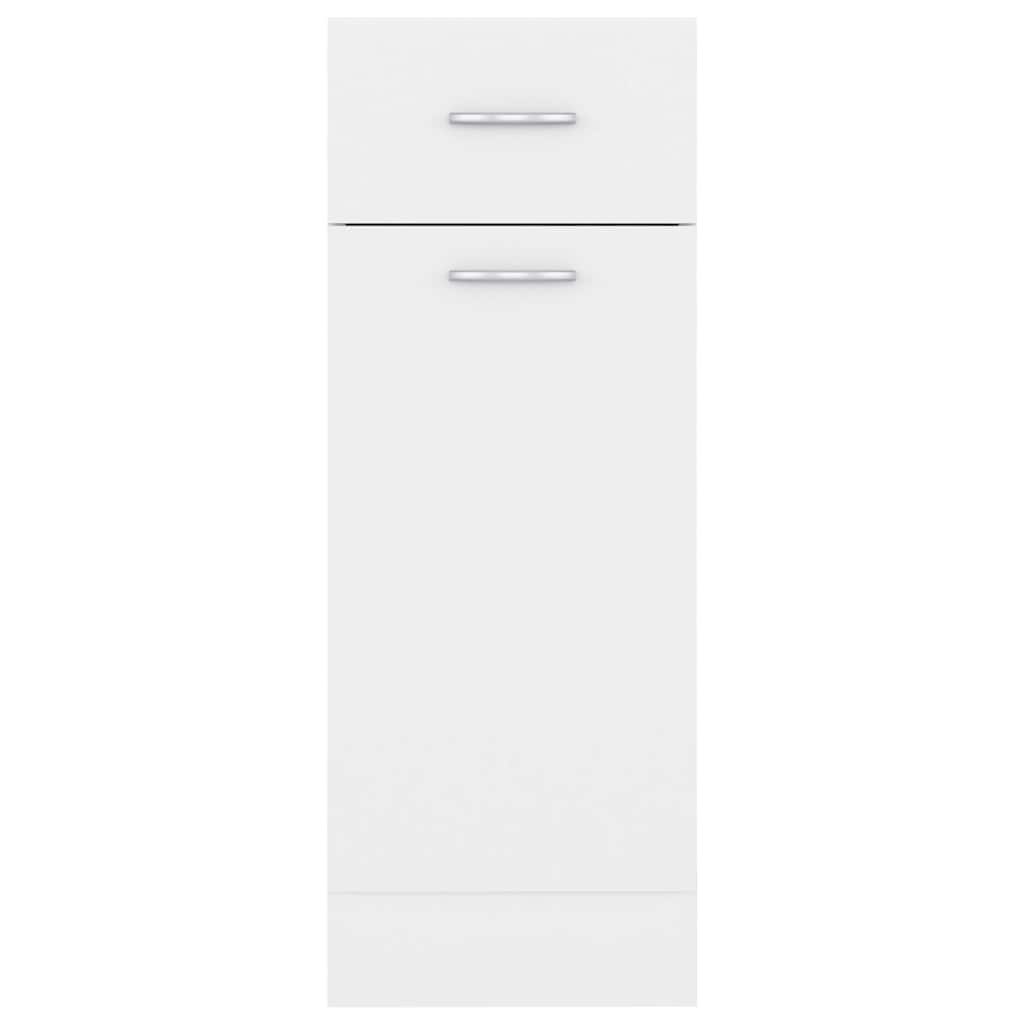 Base cabinet with drawer, "Lyon", white, 30x46x81.5cm