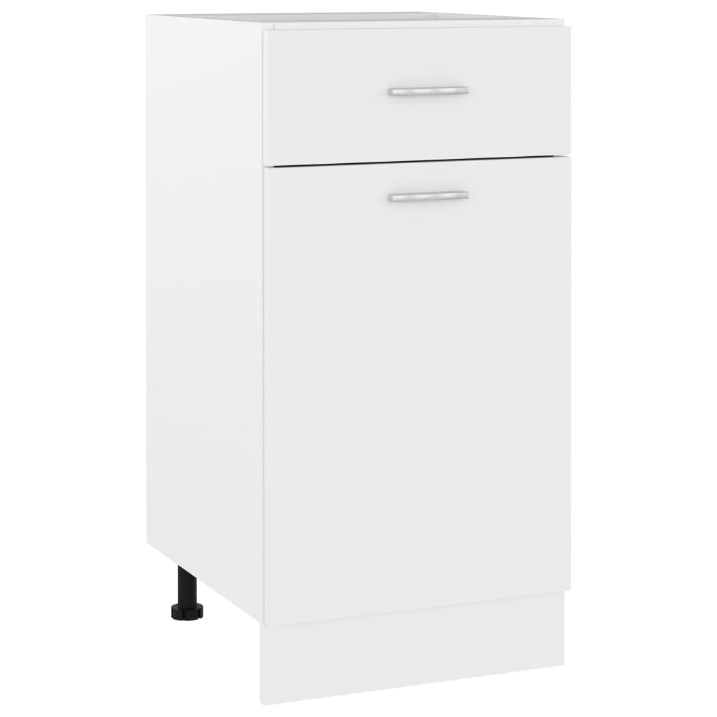 Base cabinet with a drawer, "Lyon", white, 40x46x81.5cm