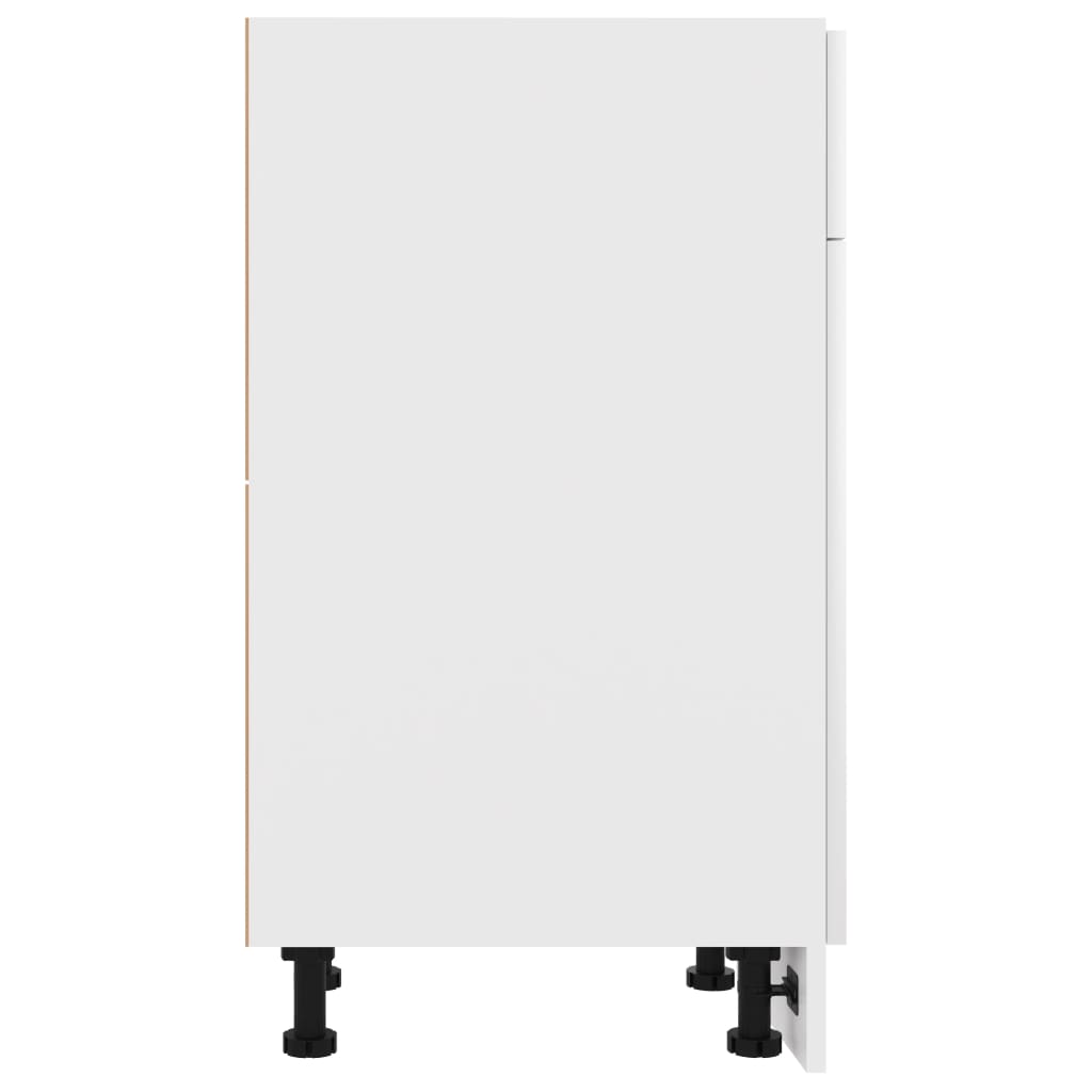 Base cabinet with a drawer, "Lyon", white, 40x46x81.5cm