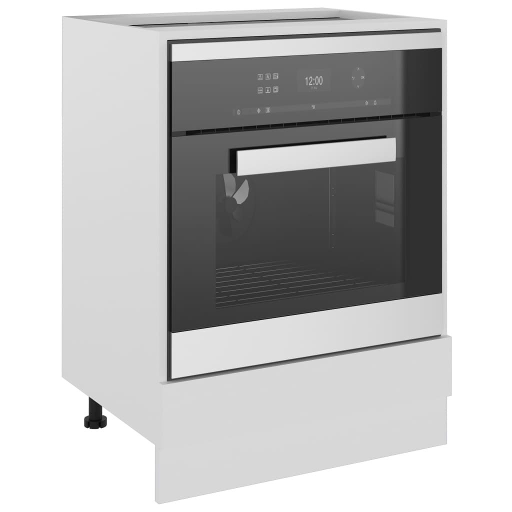 Oven cabinet, "Riga", white, 60x46x81.5cm