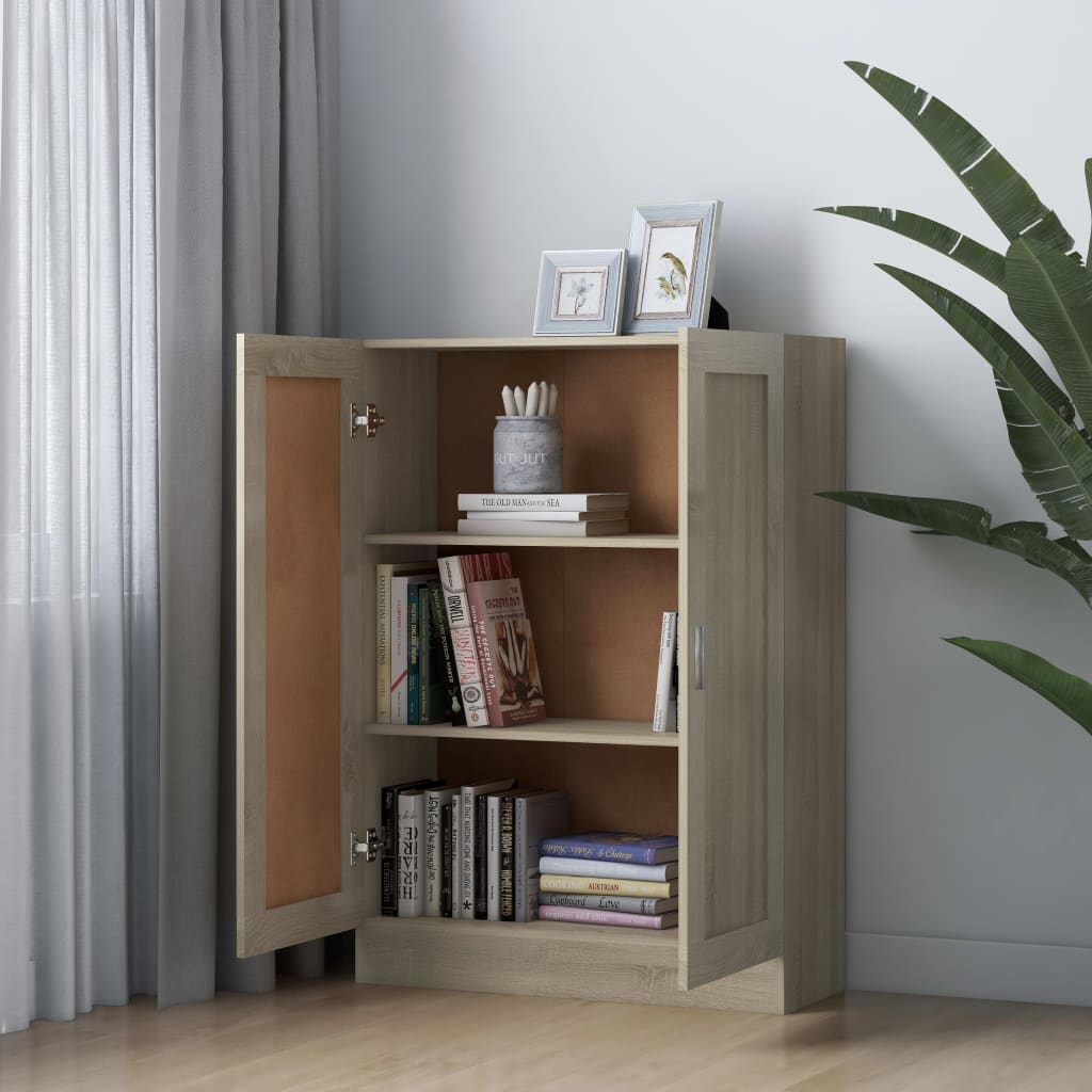 Bookcase, Sonoma oak, 82.5x30.5x115cm, wood