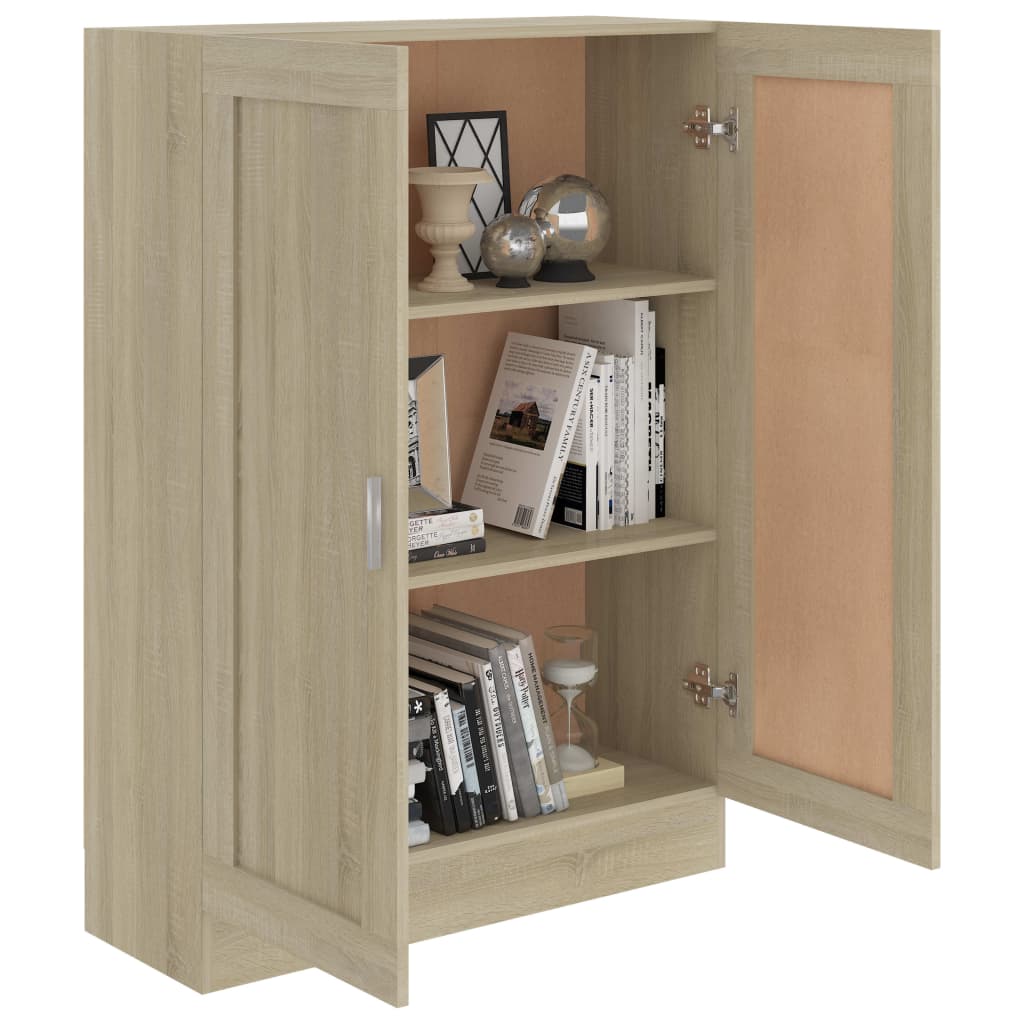 Bookcase, Sonoma oak, 82.5x30.5x115cm, wood
