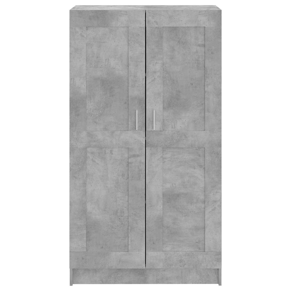 Spintelė knygoms, betono pilka, 82,5x30,5x150cm, mediena