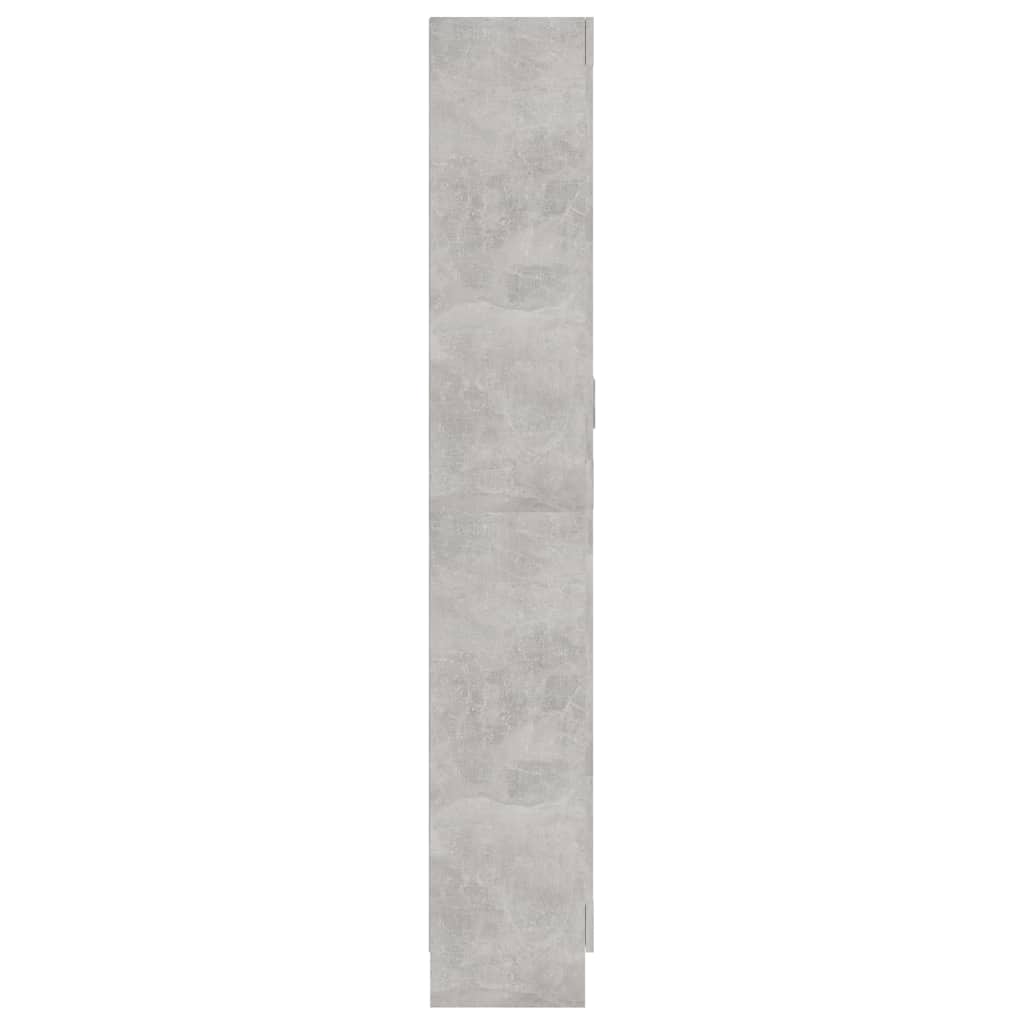 Spintelė knygoms, betono, 82,5x30,5x185,5cm, apdirbta mediena