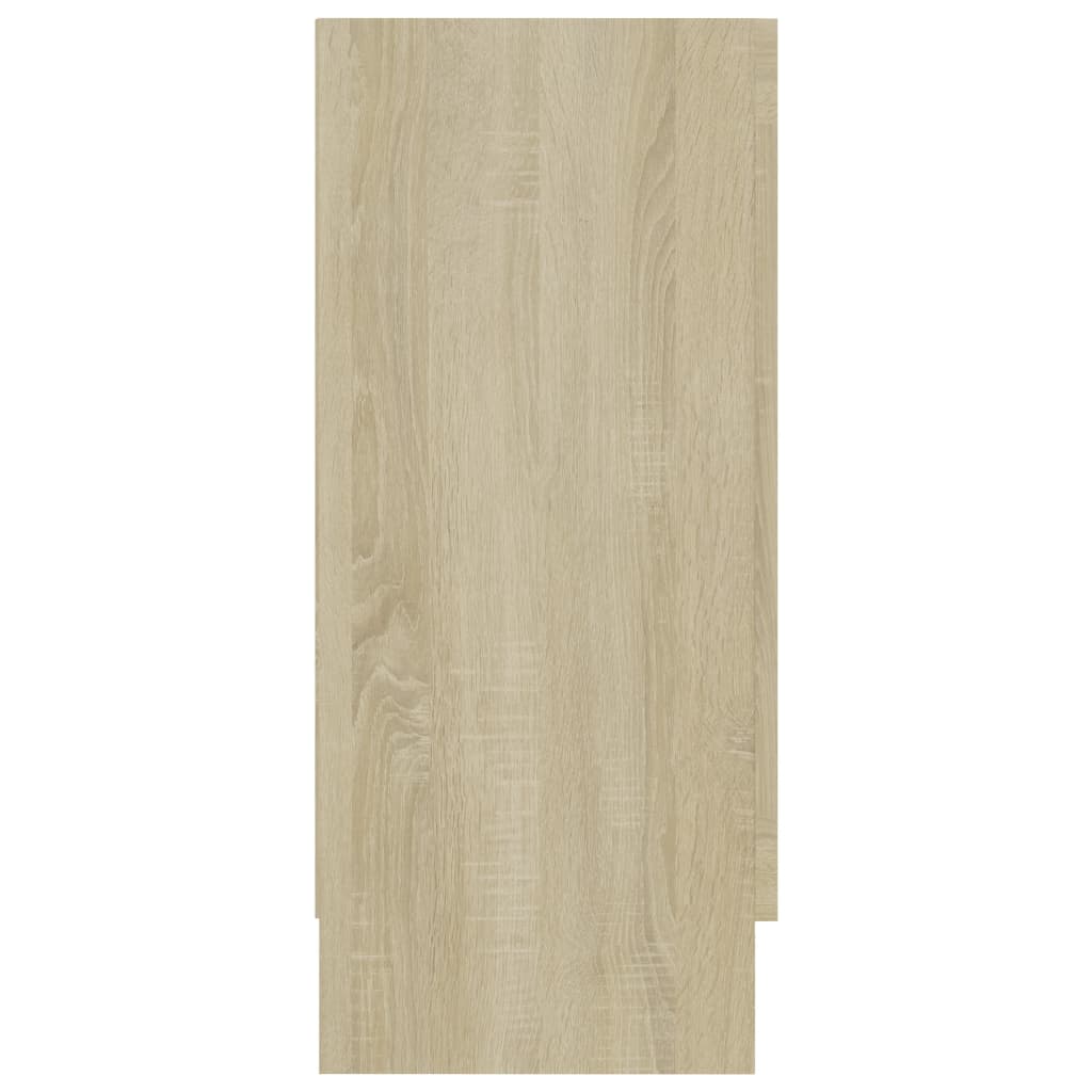 Vitrininė spintelė, ąžuolo, 120x30,5x70cm, apdirbta mediena