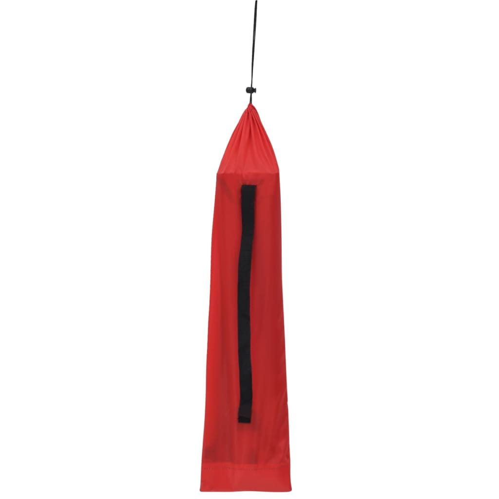 Kempinga krēsls, sarkans, 180x60x19cm, audums un tērauds