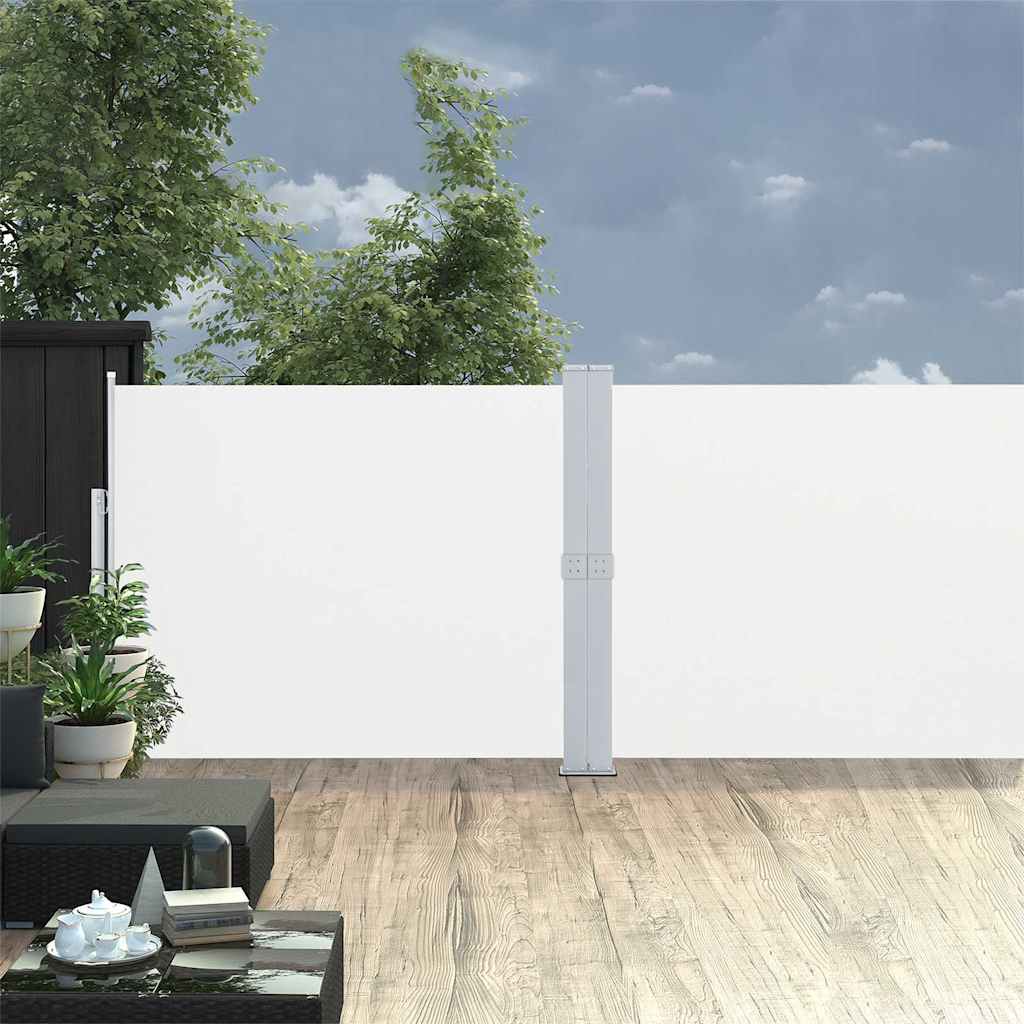 Ievelkams sāna nojumes sienas panelis, krēmkrāsā, 140x1200cm