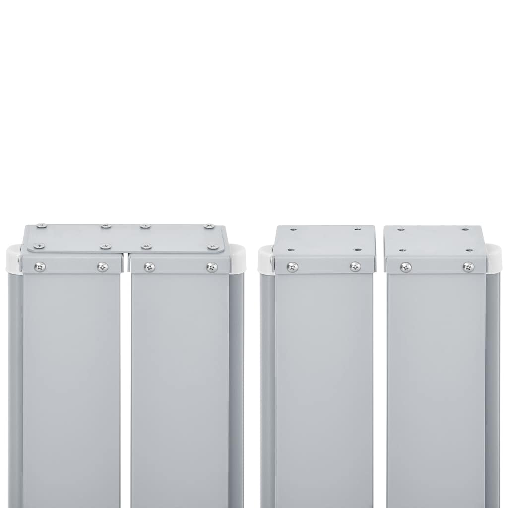 Retractable side awning, blue, 170x1200cm